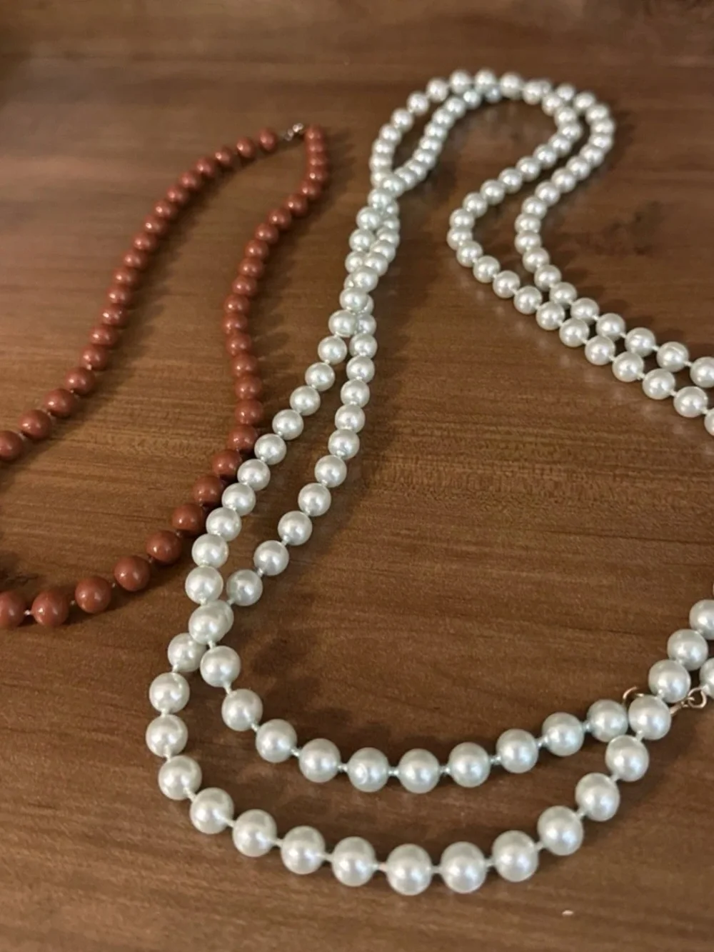 Vintage Faux Pearl Necklace Lot 18